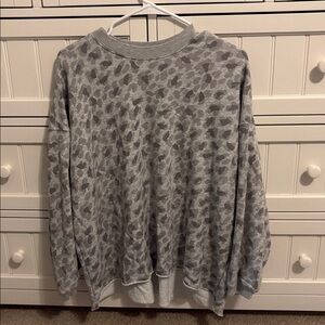 aerie cheetah print pullover